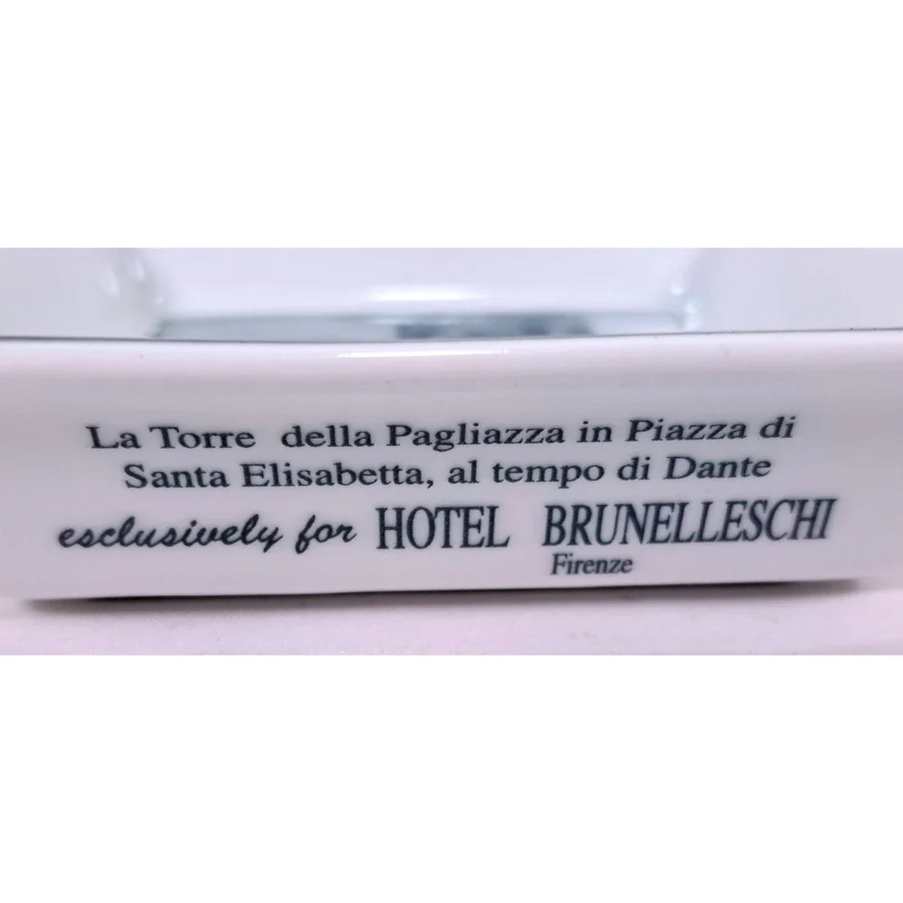 Hotel Brunelleschi Firenze Porcellana Vera Trinket Dish‎ Italy Torre Pagliazza